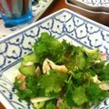 海の星プリン's cooksnap of when they made タイ風☆鶏肉とパクチーのサラダ.