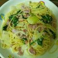 くりりりく's cooksnap of when they made シチュールーで☆簡単クリームパスタ.