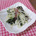 michipapa's cooksnap of when they made もやしとワカメのさっぱり塩ナムル☆.