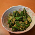 なちゅっぽん's cooksnap of when they made 超簡単でウマウマ☆おくらの胡麻和え.