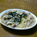 no125's cooksnap of when they made きのこのスープスパゲティ。.