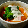 おらんでう～たん's cooksnap of when they made 秋らしく柿と青菜の爽やかソースサラダ.