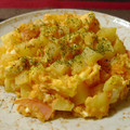 おらんでう～たん's cooksnap of when they made じゃがいものケチャップとろとろ卵.
