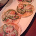 chusan's cooksnap of when they made いつもの☆簡単餃子の皮ピザ.