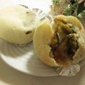 miyuki12's cooksnap of when they made カボチャとなす、ピーマンの信州お焼き.