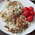 ふか谷's cooksnap of when they made もやしと豆腐のもちもち焼き.