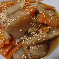 ハ二クロ's cooksnap of when they made こんにゃくとごぼうの煮物.