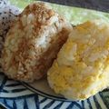 さんぱうろ's cooksnap of when they made しっとり♪ふわふわ♪三色丼☆.