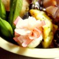 yumyum0618's cooksnap of when they made お弁当に✿ちくわ×かにかまのお花.