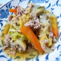 しゅんぺいのママ's cooksnap of when they made 野菜とミンチの蒸し煮.