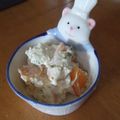 このみん家's cooksnap of when they made アボガドと柿の豆腐クリームサラダ.