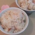 punijuwa's cooksnap of when they made 電子レンジで簡単☆梅としらすのおこわ.