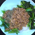 ★ゆこ★'s cooksnap of when they made カブとほうれん草のそぼろトロトロあんかけ.
