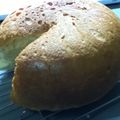 さらりぃー's cooksnap of when they made 炊飯器で発酵パン基本（食パン①）.
