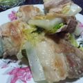saki44's cooksnap of when they made 白菜の梅シソ豚バラ巻き焼き ♪.