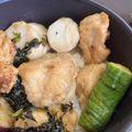 ＊こおこ＊'s cooksnap of when they made 節約♡むね肉と長いものにんにく醤油炒め.