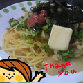 shizu0303's cooksnap of when they made ＊きのことたらこの和風パスタ＊.