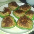 みっくん609's cooksnap of when they made 簡単♪ふんわりジューシーピーマンの肉詰め.