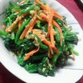羽尼うに's cooksnap of when they made ほうれんそうのナムル.