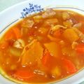 agtjdm's cooksnap of when they made とろける南瓜とベーコンのトマトスープ.