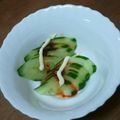 kuishinboF's cooksnap of when they made きゅうりで一品♪食べラー＆マヨ和え.