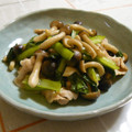nasubeam's cooksnap of when they made ♪小松菜と豚肉の中華風炒め♪.