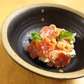 かのんママ（'-'*）'s cooksnap of when they made 人参・鶏ささみの明太子和え.