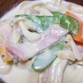 ekubon3's cooksnap of when they made きのこの柚子マスタードクリーム煮.