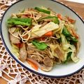 ルリナ's cooksnap of when they made 簡単☆余り物でそうめんチャンプルー♡.