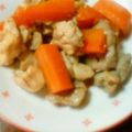 チェックのミニくま's cooksnap of when they made にんじんと鶏肉のおかずサラダ.