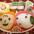 しーちょい's cooksnap of when they made キャラ弁★５０’ｓスヌーピー＆チャーリー.