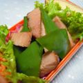 ゆうかりコアラ's cooksnap of when they made 簡単☆ハムとピーマンの炒め物.