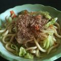 nuts7722's cooksnap of when they made 焼きうどん.