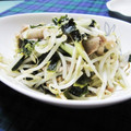 えみんちゅ＊'s cooksnap of when they made ๑✽肉もやし&わかめ炒め✽๑.