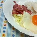 キョク's cooksnap of when they made ○全部一緒に食べちゃえ！朝食サラダ丼○.