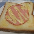 びんび❤'s cooksnap of when they made ハムマヨトースト.