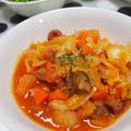 saki1010's cooksnap of when they made 野菜たっぷり☆食べるトマトスープ.