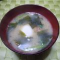 kemeta's cooksnap of when they made ハマる！卵とワカメの納豆味噌汁！.