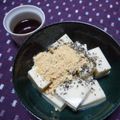 kemeta's cooksnap of when they made 豆乳寒天☆ダイエット！黒胡麻きな粉がけ.