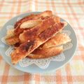 Nekozame's cooksnap of when they made ☆ぱんみみ☆かりんとう♪.