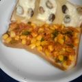 姉ぶた's cooksnap of when they made ✿子供も大好き♡チリコンカン風トースト✿.