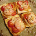 aqua51's cooksnap of when they made ひとくちエビピザ.