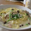 ふじきょ's cooksnap of when they made 簡単クリームスープパスタ.