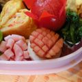 ijumama's cooksnap of when they made お弁当に✿デージーウインナーのちくわ詰め.