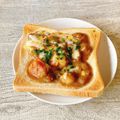 さくらん餅's cooksnap of when they made カレーの残りで♪チーズカレートースト.