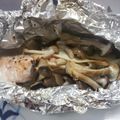 happywing's cooksnap of when they made キノコたっぷり鮭のホイル焼き♬.