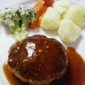 かなねーさん's cooksnap of when they made 豆腐＆おから入り☆洋風ハンバーグ.