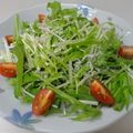 まほじょ's cooksnap of when they made 水菜とじゃこの簡単サラダ*✽゜.