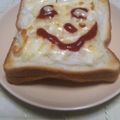 オキラックマ's cooksnap of when they made ピザ　　トースト風.