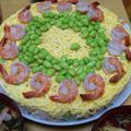 hitti's cooksnap of when they made 桜えびとクリームチーズのパーティ寿司.